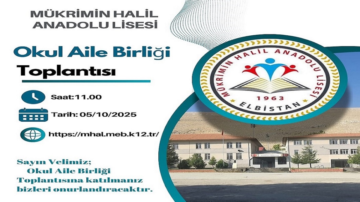 OKUL AİLE BİRLİĞİ TOPLANTISI